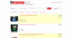 Desktop Screenshot of murderauction.com